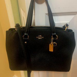 Coach bag Black Crossgrain leather